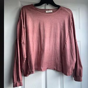 Mustard Seed long sleeve with a high back (shown in the pictures)